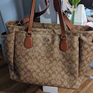 Coach Diaper Bag/Purse with Changing Pad